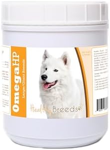 Healthy Breeds Samoyed Omega HP Fatty Acid Skin and Coat Support Soft Chews 90 Count