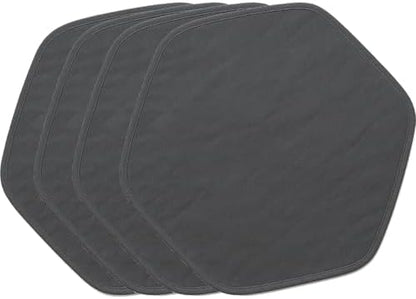 Amakunft 4Pcs Waterproof Hexagon Playpen Mat Washable Pee Pad Fit with Small Animal Playpen (42.5in x 41in) Reusable Pet Bedding Liner for Guinea Pig, Rabbit, Hamster, Chinchilla, Hedgehog
