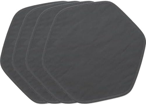 Amakunft 4Pcs Waterproof Hexagon Playpen Mat Washable Pee Pad Fit with Small Animal Playpen (42.5in x 41in) Reusable Pet Bedding Liner for Guinea Pig, Rabbit, Hamster, Chinchilla, Hedgehog