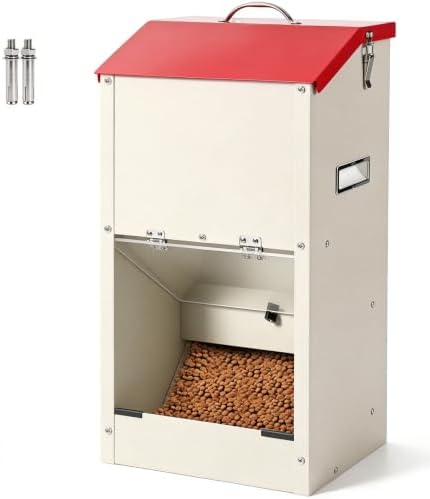 25lbs Automatic Dog Feeder Large Breed Gravity Dog Food Dispenser