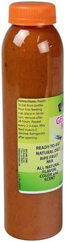 Nature Zone Crested Gecko Food - Apricot Nectar Puree, 12 oz, for Crested Geckos, Gargoyle Geckos, Day Geckos & Other Fruit Eating Geckos