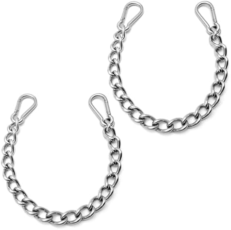 12 inches Stainless Steel Horse Curb Chain Tom Thumb Snaffle Chain 2 Pack