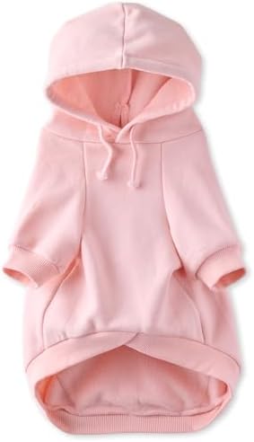 Pet Passion Rocky II Dog Hoodie, Pink, XXX-Small