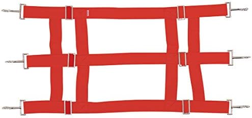 Southwestern Equine Premium Nylon Stall Guard for Horses (Red)
