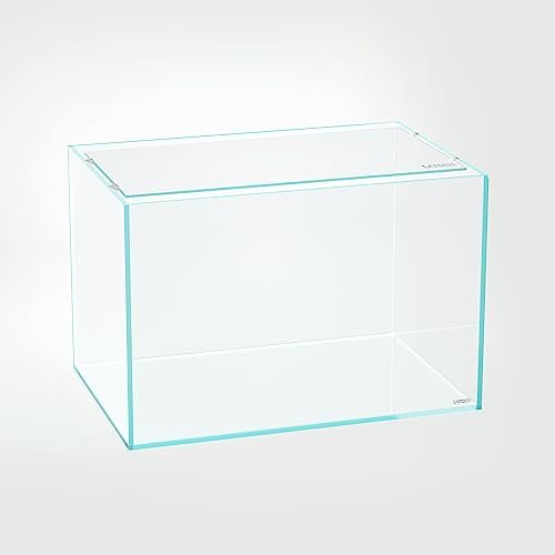 LANDEN Glass Aquarium Lid with Clips for 60x40cm 23 Gallon Rimless Tank