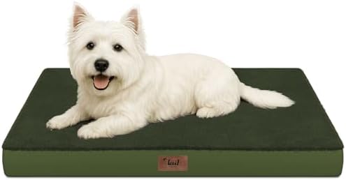 Waterproof Orthopedic Dog Crate Bed for Small Dogs & Cats