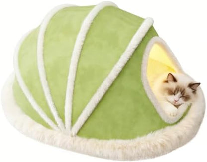 Cat Tent Beds for Indoor Cats, Cat Cave House with Removable Washable Cover