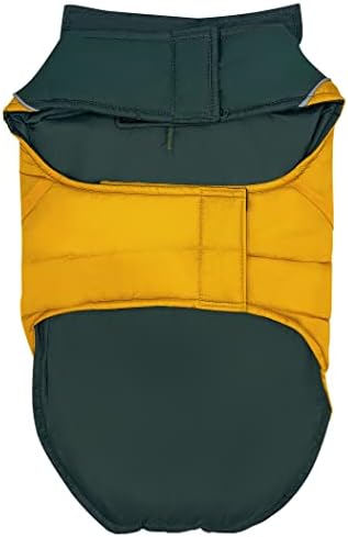 NFL Green Bay Packers Puffer Vest for Dogs & Cats, Size Medium. Warm, Cozy, and Waterproof Dog Coat, for Small and Large Dogs/Cats. Best NFL Licensed PET Warming Sports Jacket