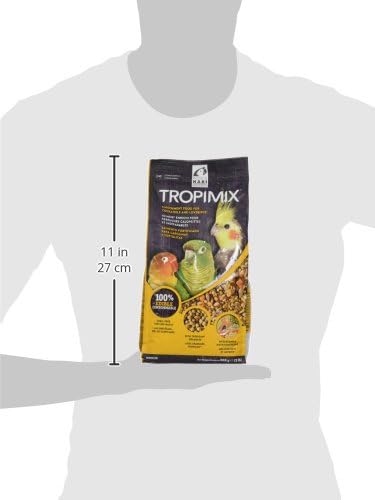 Hari Hagen Tropimix Enrichment Food for Cockatiels & Lovebirds, 2 lb.