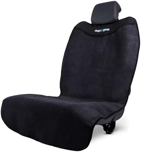 HAPPEGEAR Happeseat Waterproof Car Seat Cover & Protector, Black
