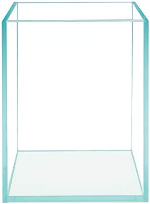Nano Tall Rimless Frameless Extra Clear Glass Aquarium, Low Iron Glass Tank, 5mm Glass, White Leveling Mat Included, w/Lids Options