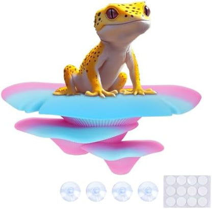 Westant Mushroom Decor for Reptile Tank, Pet-Safe (Twilight, Trio Cap)