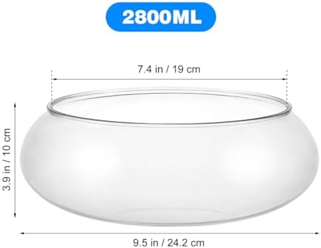 VANZACK Transparent Aquarium Tank Desktop Betta Tank Shallow Acrylic Fish Bowl for Goldfish Plants and Aquatic Pets Home Office Decor 9.52 X 9.52 X 3.93 in 1 Fish