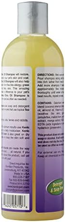 Kenic Premium Emu Oil Anti-Itch Dog & Cat Shampoo – Deep Moisture,Instant Relief for Dry, Irritated Skin, Natural Healing & Soothing Formula, Made in USA