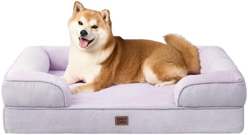 EHEYCIGA Orthopedic Dog Beds Large Sized Dog, Waterproof Washable Pet Bed