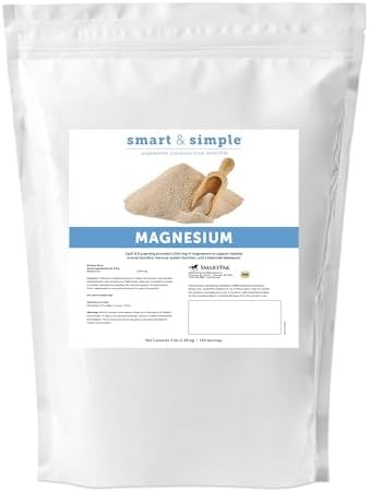SmartEquine Smart & Simple Magnesium Horse Supplement, 3 lb, 154 Servings