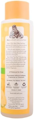 Burt's Bees for Pets Deodorizing Dog Shampoo, Apple & Rosemary, 16 Fl Oz