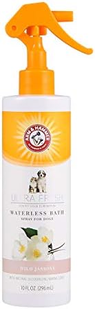 Arm & Hammer Ultra Fresh Waterless Dog Bath Spray, White Jasmine, 10 Fl Oz