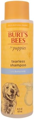 Burt's Bees for Pets Tearless Puppy Shampoo, with Buttermilk, 16 Fl Oz