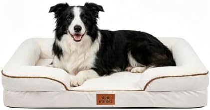 Orthopedic Dog Beds Large Sized Dog, Memory Foam Dog Bed Couch, 36"L