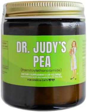Dr. Judy's Pea (Palmitoylethanolamide) for Dogs, Cats, Equines | Hip & Joint, Comfort & Mobility, Overall Well-Being, & Immune Support | 40g