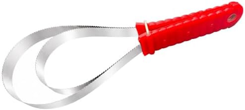 Shedding Blade Horse Brush Scraper Stainless Steel Shed Blade for Dogs (two loops)