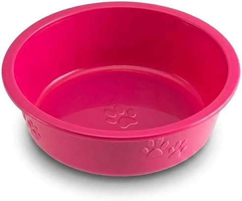 Loving Pets Dolce Luminoso Dog Bowl, Medium Pink