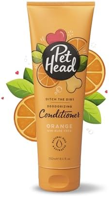 Pet Head Ditch the Dirt Dog Conditioner | Orange Scent | 8.4 fl. oz.