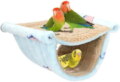 BWOGUE Bird Nest Bed Hanging Hammock, Parakeet Bed for Cage, Cockatiel Bed
