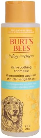 Burts Bees for Pets Itch Soothing Dog Shampoo, Honeysuckle, 16 Fl Oz