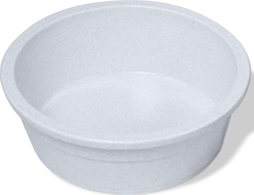 Van Ness Pets Crock Style Heavyweight Jumbo Bowl, 106 OZ Food/Water Dish, Greystone