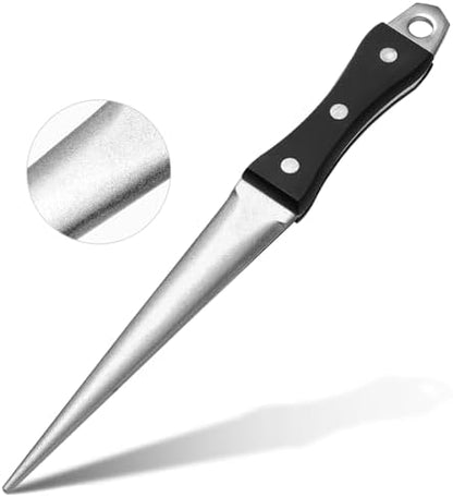 Hoof Knife Sharpener, 10 Inch Farrier Tool Honing Rod for Hoof Knives