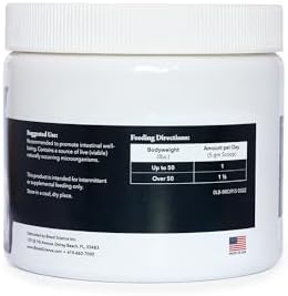 Probiotic and Prebiotic Powder for Dogs - Diarrhea Treatment and Gas Relief Supplement - Immune Health and Digestive Supplies - Stool Hardener Support for Pets