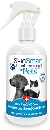 SkinSmart Antimicrobial Wound Care for Pets, Hypochlorous Acid Spray, 8 oz