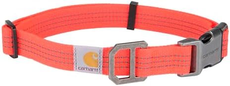 Carhartt Dog Collar Coral Glow M