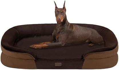 Dwanton Orthopedic Waterproof XX-Large Dog Bed Sofa, Gel Memory Foam, 48"