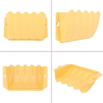Hypeety Rabbit Hay Feeder Automatic Hay Rack for Guinea Pigs, Yellow