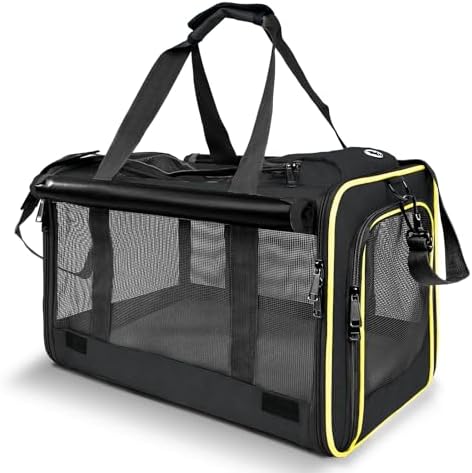 GAPZER Cat Carrier for Large Cats 20 lbs+ Soft Pet Kennel Bag for Small Dog