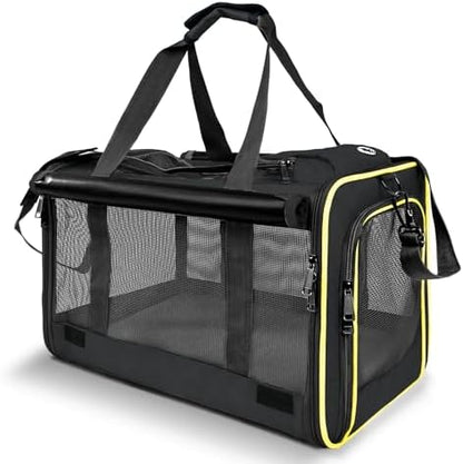 GAPZER Cat Carrier for Large Cats 20 lbs+ Soft Pet Kennel Bag for Small Dog