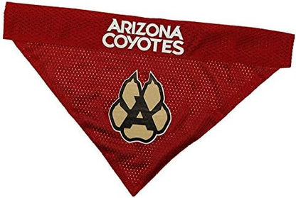 NHL Arizona Coyotes Bandana for Dogs & Cats, Small/Medium. - Cute & Stylish Bandana! The Perfect Hockey Fan Scarf Bandana, Great for Birthdays or Any Party!