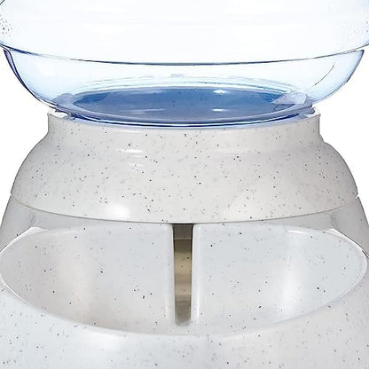 Amazon Basics Gravity Pet Water Dispenser for Cat and Dog, Easy to Clean, 135.3fl.oz Capacity, Small (Pack of 4)