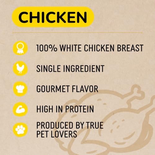 Life Essentials by Cat-Man-Doo | Freeze Dried Chicken Treats | 16oz Bag
