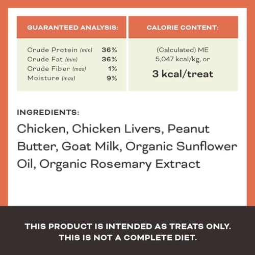 Primal My Butter Half, Dog Treats, Chicken & Peanut Butter, 2 oz (2 Pack)