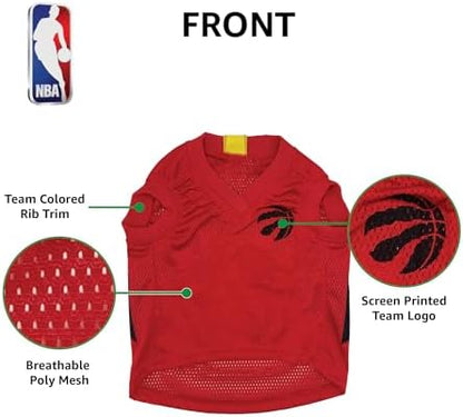 Pets First NBA Toronto Raptors Dog Jersey, Medium - Tank Top Basketball Pet Jersey
