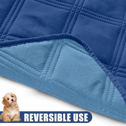 Smiry Waterproof Dog Bed Cover, Reversible Pet Blanket for Sofa Couch