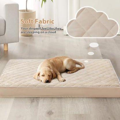 WNPETHOME Orthopedic Waterproof Large Sized Senior Dogs Bed for Comfy Sleep