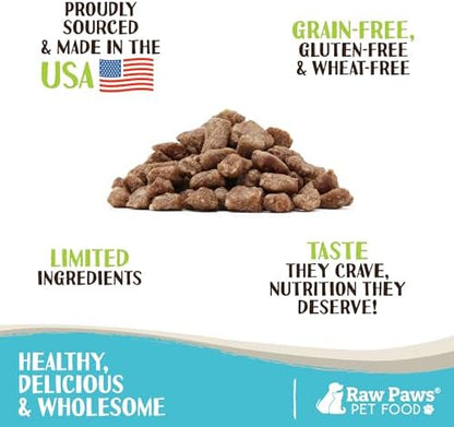 Raw Paws Freeze Dried Dog Food & Cat Food - Rabbit Recipe, 16-oz - USA Made