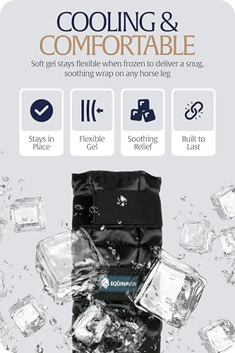 Equinavia Cool Relief Therapy Equine Ice Boots for Horses-Gel Cooling Wraps