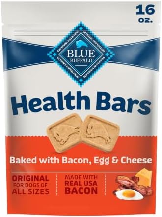 Blue Buffalo Health Bars Bacon Egg & Cheese Dog Biscuits, 16 oz