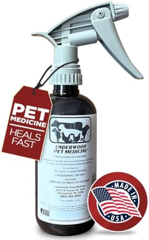 Pet Wound Care Spray with Trigger, Animal Wound Cleaner, 16 oz, No-Sting